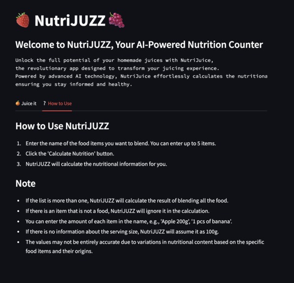 NutriJuzz – screenshot 2