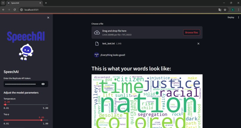 SpeechAI – screenshot 2