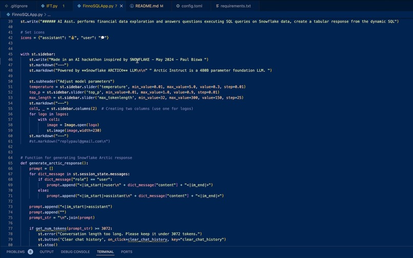 FinnoSQLbot – screenshot 3