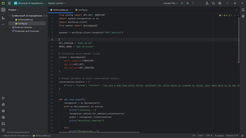 AI-powered Bedtime Storyteller – screenshot 2