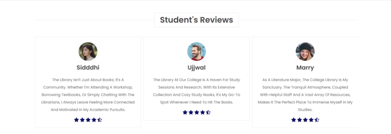 Library Website – screenshot 3