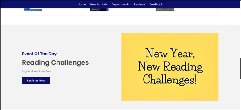 Library Website – screenshot 4