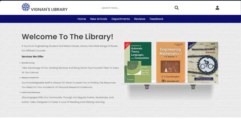 Library Website – screenshot 8