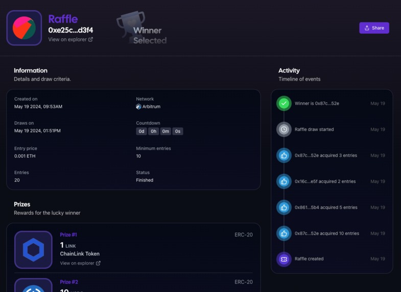 Raffl – screenshot 2