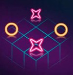 Neon Tic Tac Toe – screenshot 1