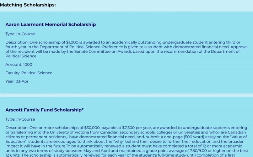 ScholarU – screenshot 3