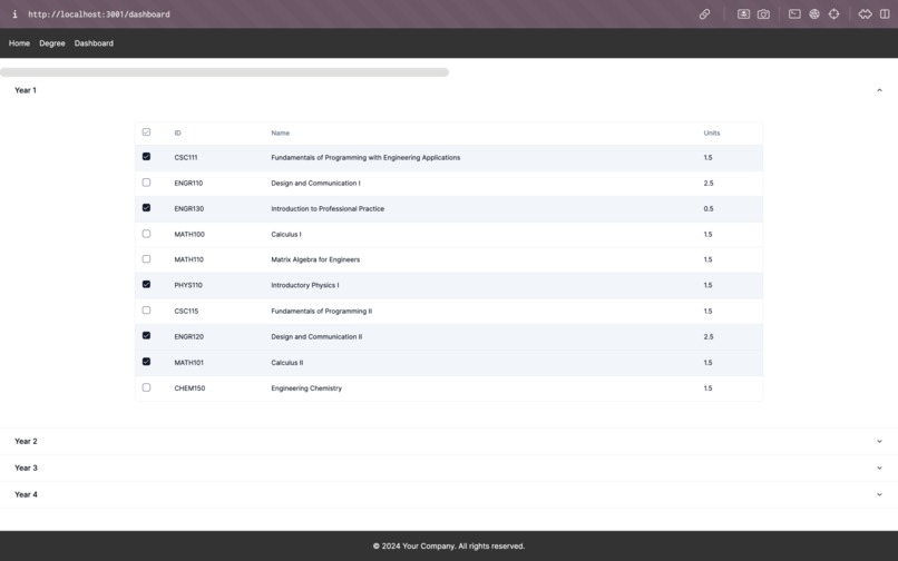 Degree Progressor – screenshot 4
