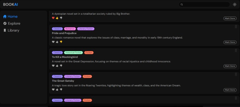 BookAI – screenshot 1