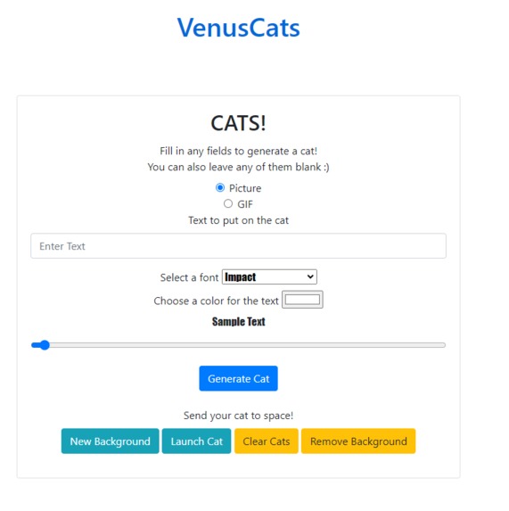 VenusCats  – screenshot 1