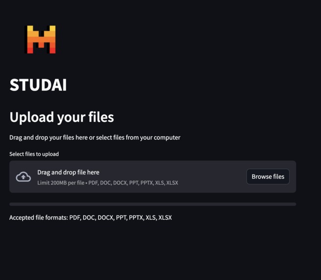 StudAI – screenshot 1