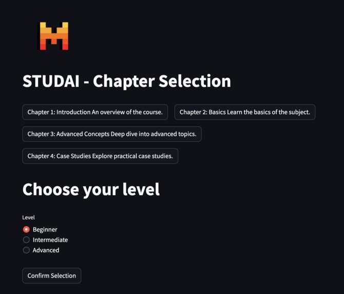 StudAI – screenshot 2