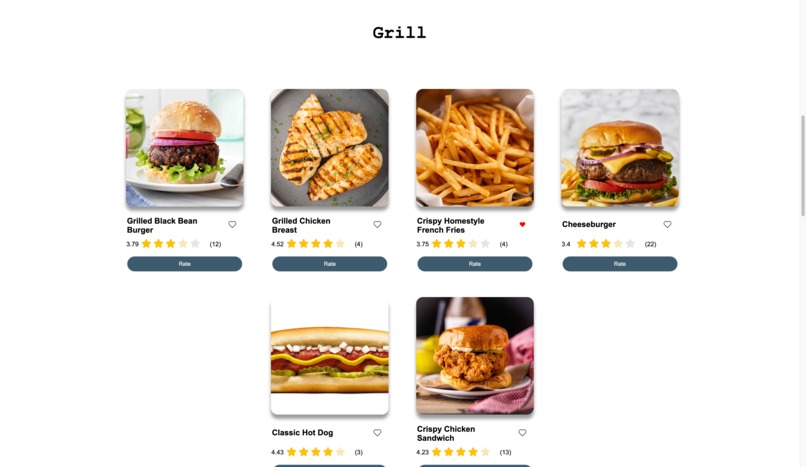 ZotCafeRating – screenshot 1