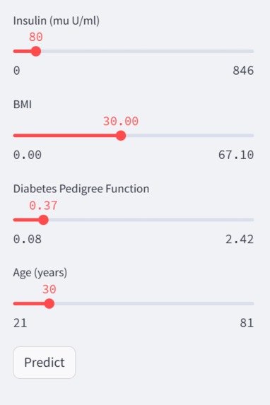 Diabetes Risk Prediction Website – screenshot 3
