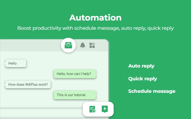 WhatsApp Schedule Message - WAPlus – screenshot 1