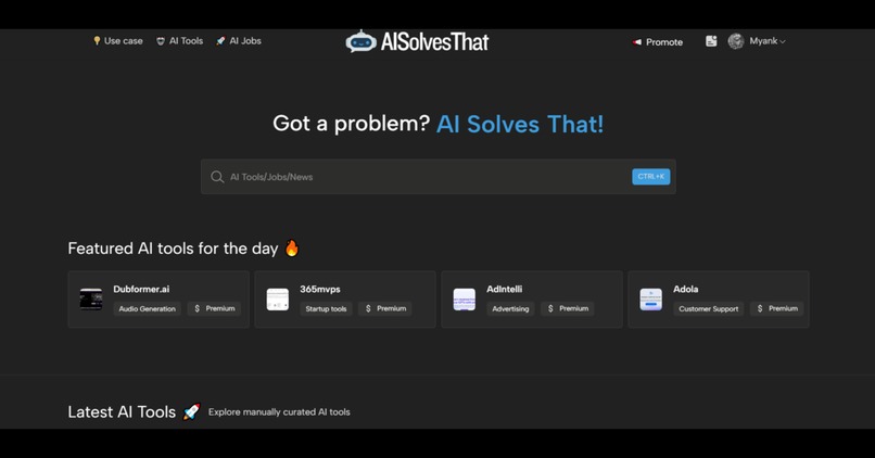 AISolvesThat – screenshot 1