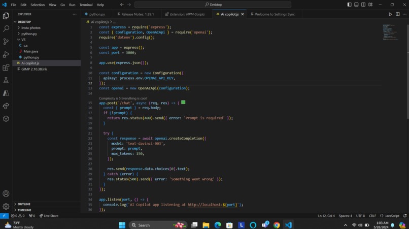 Ai copilot – screenshot 1