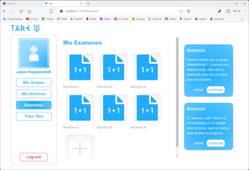 TARE.STUDY – screenshot 4