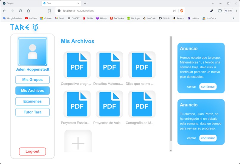TARE.STUDY – screenshot 3