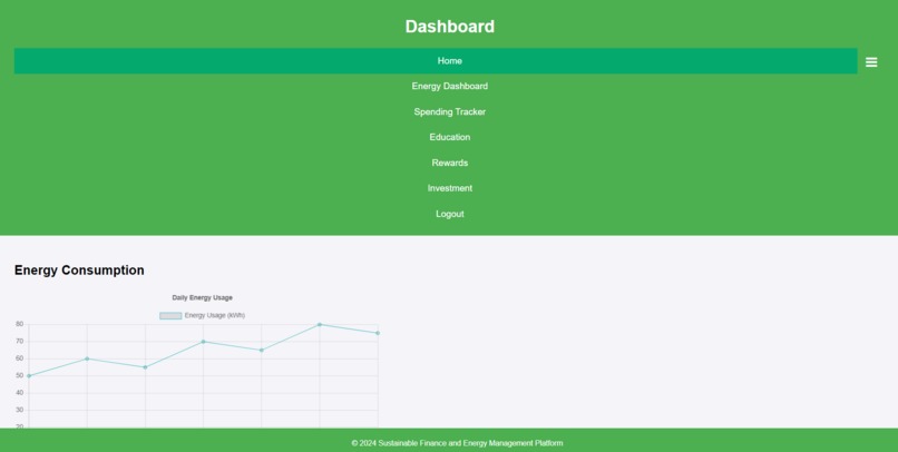 Sustainable Finance and Energy Management Platform – screenshot 4