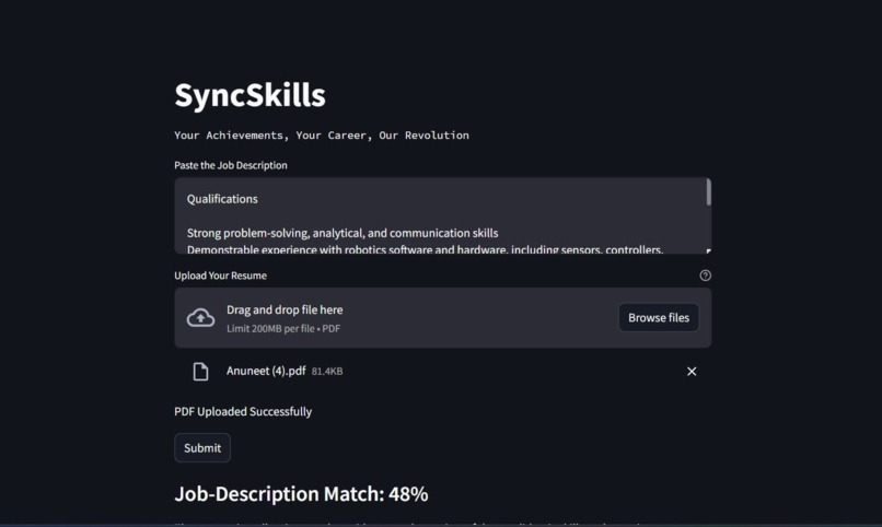 SyncSkills  – screenshot 2