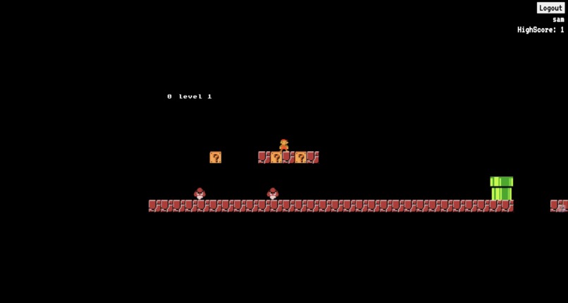 Retro Mario Game – screenshot 1