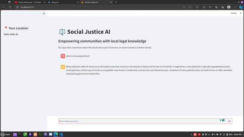 Social Justice AI – screenshot 2
