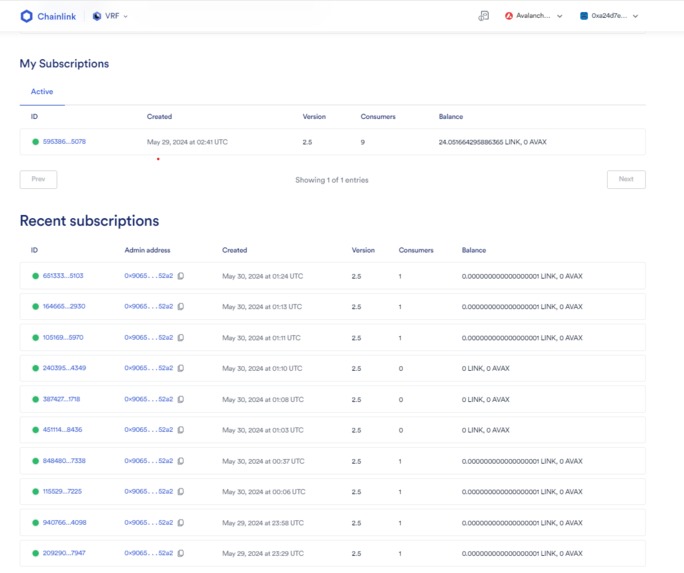 Seamless Blockchain Game with Smart Wallet and ChainLink VRF – screenshot 12