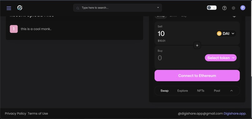 digishare – screenshot 1