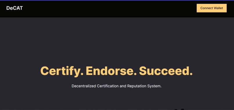 DeCAT: Decentralized Certification Authority – screenshot 2