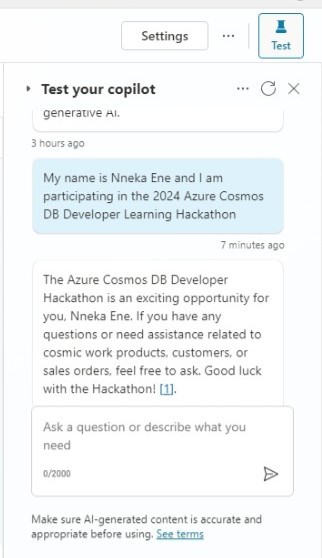 MIcrosoft Developer AI Learning Hackathon (Greensparq) – screenshot 1