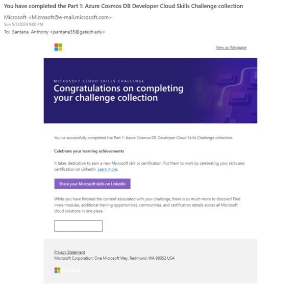 Microsoft Developers AI Learning Hackathon Phase 1 – screenshot 2