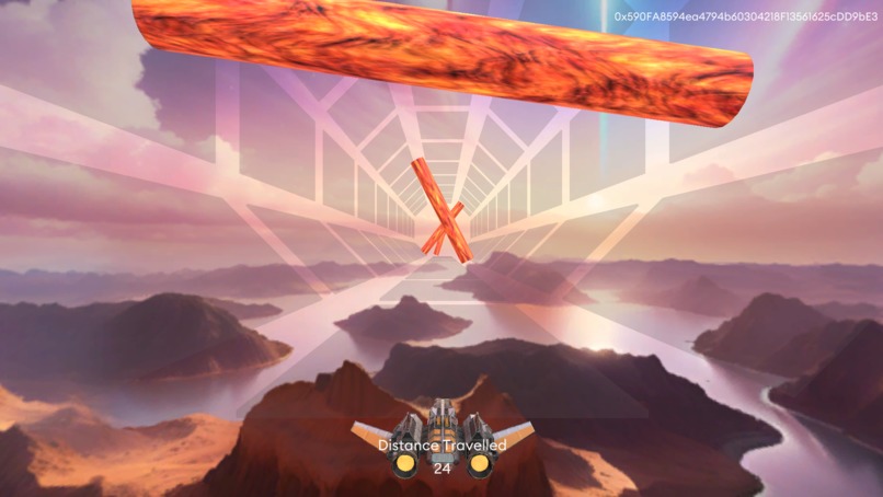 SpaceShip Racing with Smart Wallet on AVAX and ChainLink VRF – screenshot 1