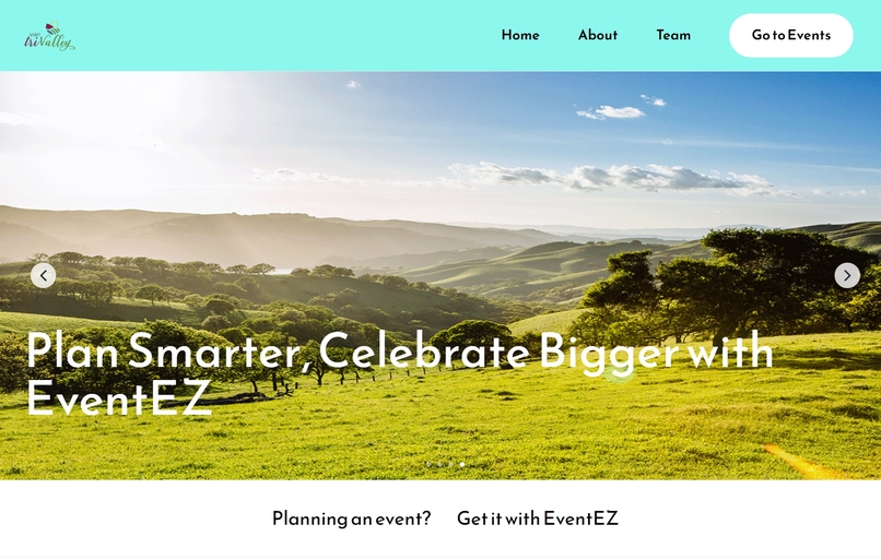 EventEZ – screenshot 1
