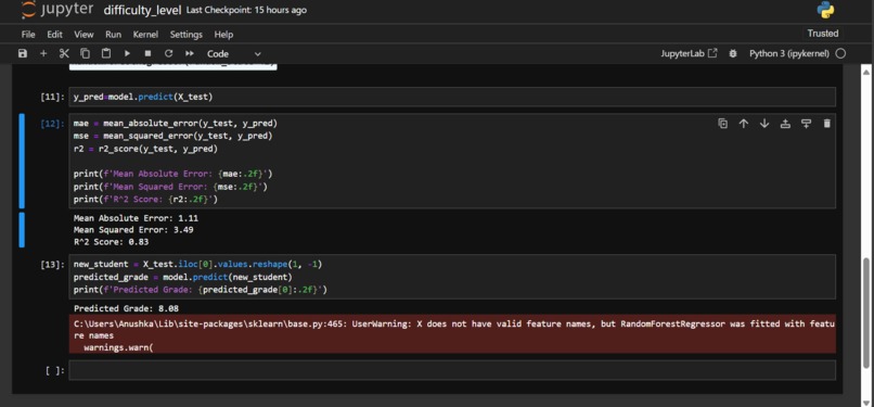Question Difficulty Predictor – screenshot 1
