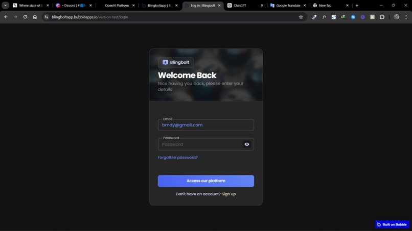 BlingBolt – screenshot 2