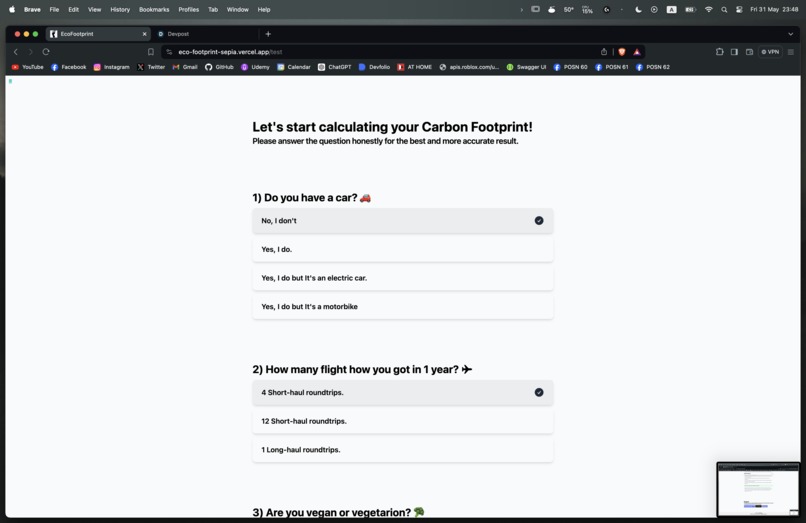 EcoFootprint – screenshot 4