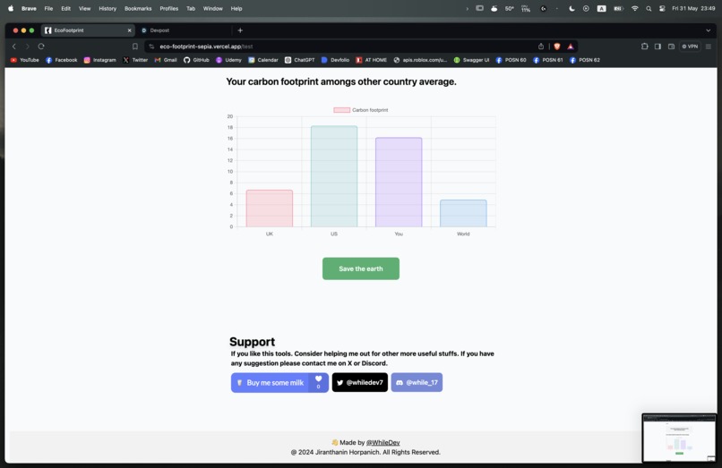 EcoFootprint – screenshot 5