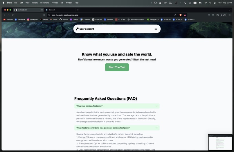 EcoFootprint – screenshot 8