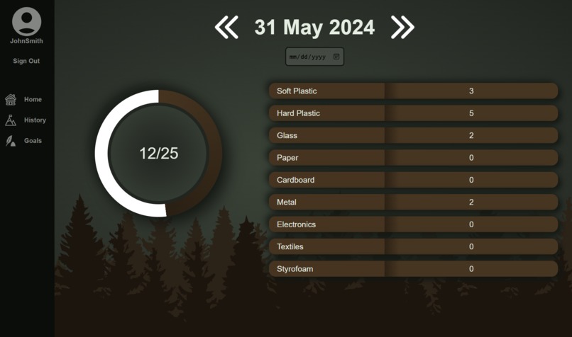 Recycling Tracker – screenshot 3