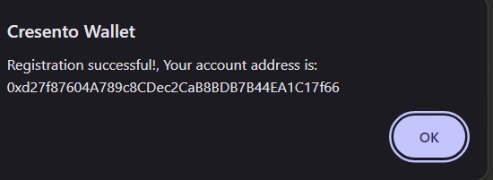 Cresento Wallet – screenshot 1