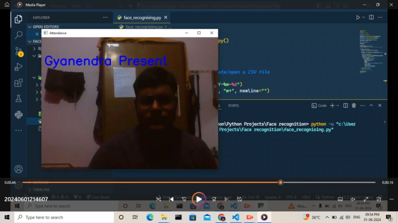 Face recognition – screenshot 1