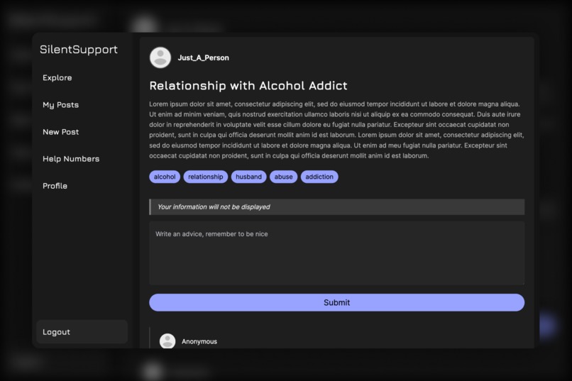 SilentSupport – screenshot 3