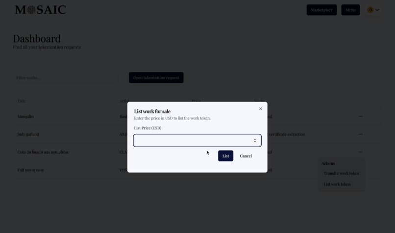Mosaic – screenshot 1