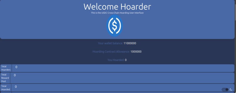 USDC Cross-Chain Hoarding Gateway – screenshot 5