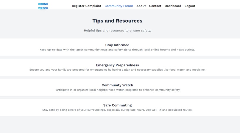 BronxWatch – screenshot 5