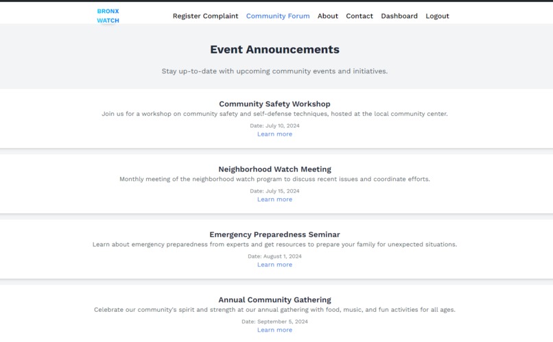 BronxWatch – screenshot 6