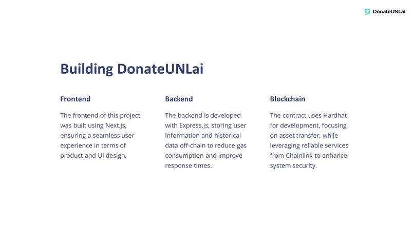 DonateUNLai – screenshot 1