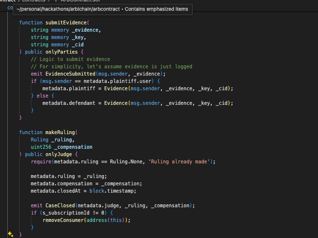 Arbichain: A simpler way to settle disputes. – screenshot 4