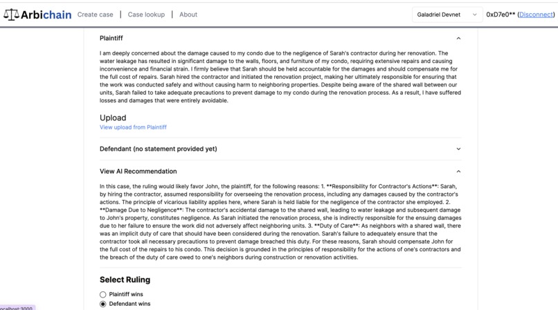 Arbichain: A simpler way to settle disputes. – screenshot 6