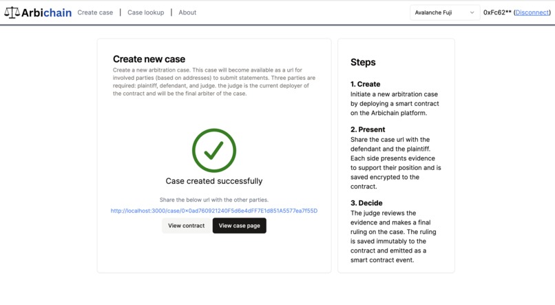Arbichain: A simpler way to settle disputes. – screenshot 5
